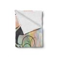thumbnail image 2 of Hair Salon Soft Flannel Fleece Throw Blanket, Hairdresser Concept a Lady Silhouette with Scissor on Pastel Color Backdrop, Cozy Plush for Indoor and Outdoor Use, 70" x 90", Multicolor, by Ambesonne, 2 of 6