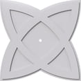 thumbnail image 1 of Ekena Millwork CMP28CM-01000 28 Po OD x 1 Po ID Carré Cosmo Architecture Grade PVC Contemporain Médaillon de Plafond, 1 of 1