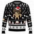 thumbnail image 3 of Suéter navideño feo de Levi Ackerman Attack on Titan, sudadera con capucha de dibujos animados de anime para mujer y hombre, moda 2025 para parejas, 3 of 5