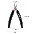 thumbnail image 1 of Universal Stainless Steel Pliers DIY Electronic Diagonal Side Cutting Nippers Wire Cable Cutter 3D Printer Parts Hand Tools Black, 1 of 6