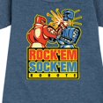thumbnail image 3 of Rock 'Em Sock 'Em Robots - Red Rocker, Blue Bomber - Toddler And Youth Girls Fleece Dress, 3 of 5