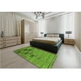 thumbnail image 5 of Ahgly Company Machine Washable Indoor Rectangle Transitional Seaweed Green Area Rugs, 8' x 12', 5 of 7