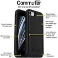thumbnail image 7 of OtterBox Commuter Series Case for iPhone SE 3rd & 2nd gen & iPhone 8/7 Only - Non-Retail Packaging - Ballet Way (Pink), 7 of 7