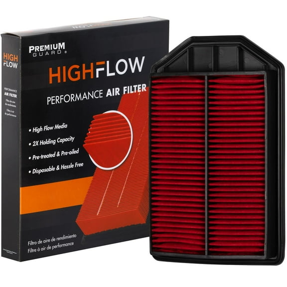 HIGHFLOW High Performance, Pre-Oiled Disposable Engine Air Filter PA5780X | Fits 2007-2009 Honda CR-V