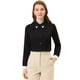 thumbnail image 1 of Camisa Casual De Negocios Allegra K De Oficina De Manga Larga Con Botones Y Cuello De Punto Para Mujer Negro M, 1 of 4