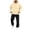 Khaki-3, variant on Aofany Mens Sweat Suit Set Plus Size Tracksuit Jogging 2 Piece Athletic Outfit Hoodie Sports Sweatsuit Pullover Sets