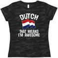 thumbnail image 3 of Inktastic Dutch Gift Pride Netherlands Flag Women's T-Shirt, 3 of 5