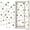 Color 3, variant on Coquette 2 Pcs School Locker Magnetic Wallpaper for Girls 12" x 36" Pink Peony Flower Bouquet Green Leaves Stripes Reusable Removable Locker Accessories Back to School Supplies