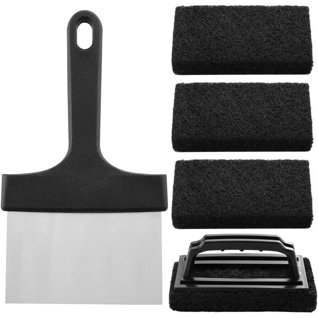 Estropajos de nailon resistentes para limpieza multiusos, material duradero con mango antideslizante para una eliminación segura y eficiente de la suciedad, ideales para uso comercial y doméstico