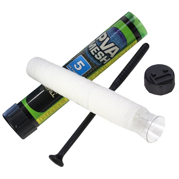 Recambio de pesca de carpa de malla PVA de 5M, cebo sólido, Kit de malla PVA, accesorios de pesca de carpa