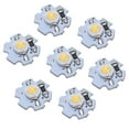 thumbnail image 2 of Light Source Chip, LED Lamp Bead High Power 0.5W 5V 25Pcs Easy To Install With Aluminum Plate For DIY Lighting Fixtures For Flashlights Natural Light: 4000-4500K, 2 of 8