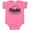 Hot Pink, variant on Inktastic Let's go on an Adventure Mountains Boys or Girls Baby Bodysuit