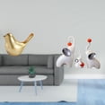 thumbnail image 2 of Figuras De Familia De Pájaros Dorados Y Elefantes, Esculturas De Animales Modernas Para El Hogar, La Oficina, El Escritorio, La Sala De Estar, El Dormitorio, Regalos De Inauguración De La, 2 of 8