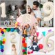 thumbnail image 4 of Globo Yeodong número 1 blanco crema de 40 pulgadas para fiesta, 4 of 7