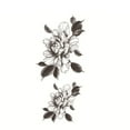 thumbnail image 1 of FOCUSNORM Temporary Tattoo Sticker Paper Floral Realistic Pattern Waterproof Sweat Proof Fashion Sticker, 1 of 1