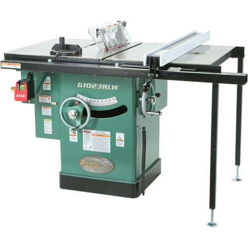 Grizzly Industrial G1023RLW 10" 3 HP 240V Table Saw with Built