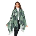 thumbnail image 3 of FORMRS Womens Scarf Winter Soft Long Big Warm Shawls Wrap Tassel Scarves, Forest Camouflage Pattern, 3 of 9