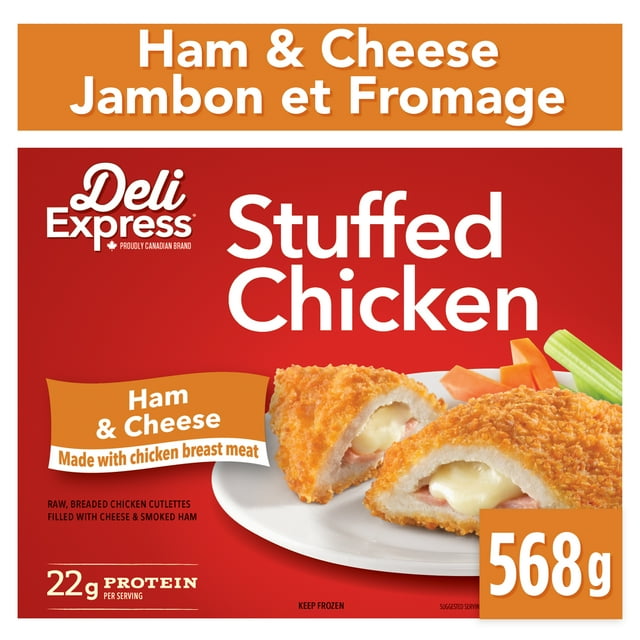 Deli Express Stuffed Chicken with Ham & Cheese, 568 g