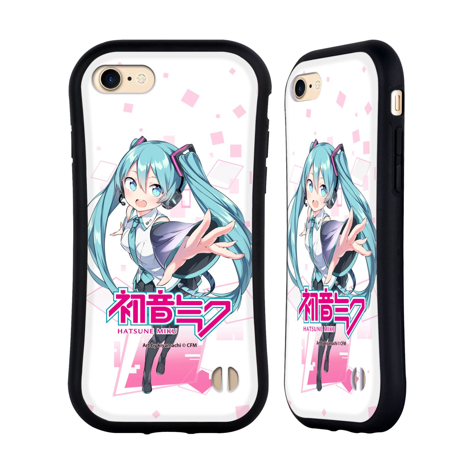 Head Case Designs Officially Licensed Hatsune Miku Graphics Cute Hybrid Case Compatible with Apple iPhone 7 / 8 / SE 2020 & 2022