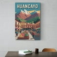 thumbnail image 6 of Huancayo Peru Vintage Travel Poster with Scenic Andes And Historic Town Center Print Poster, 6 of 8