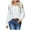 White, variant on Lovskoo Sweaters for Women Button Neck Top Off Shoulder Long Sleeve Knit Pullover Sweater White
