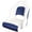 White&Blue, variant on MSC Captain Seat, Sports Seats, Bucket Seats, with Flip up Bolster, Black/White