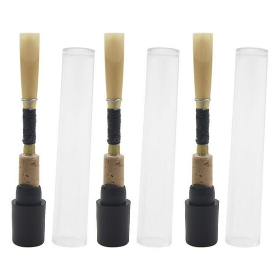 MLINS 3 Pcs Replacement Oboe Reeds Traditional Conditioner Alto Black
