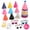 Set 1, variant on Birthday Party Hats with Party Glasses Tiny Paper Party Hats with Pom Poms Funny Party/Birthday Accessories for Baby Shower New Year Christmas Anniversary Holiday 25Pcs Set 1