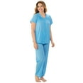 thumbnail image 4 of Women's Exquisite Form 90107 Coloratura Vintage Short Sleeve Pajama Set, 4 of 4