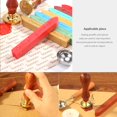 thumbnail image 4 of Cuadros Decorativos Tiras de cera para sellar DIY retro patrón de texto palo de pintura de fuego para sello (B) Tmvgtek embutido en tela, 4 of 6