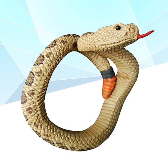 WEUVEB Prank Snake Toy Wrappable Snake Bracelet Multi PVC Party Supplies 1Set