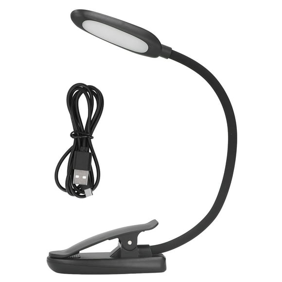 LED Desk Lamp, Universal Hose Rechargeable Battery 360° Adjustment Reading Lamp Mini Design For Reading For Desk Headboard