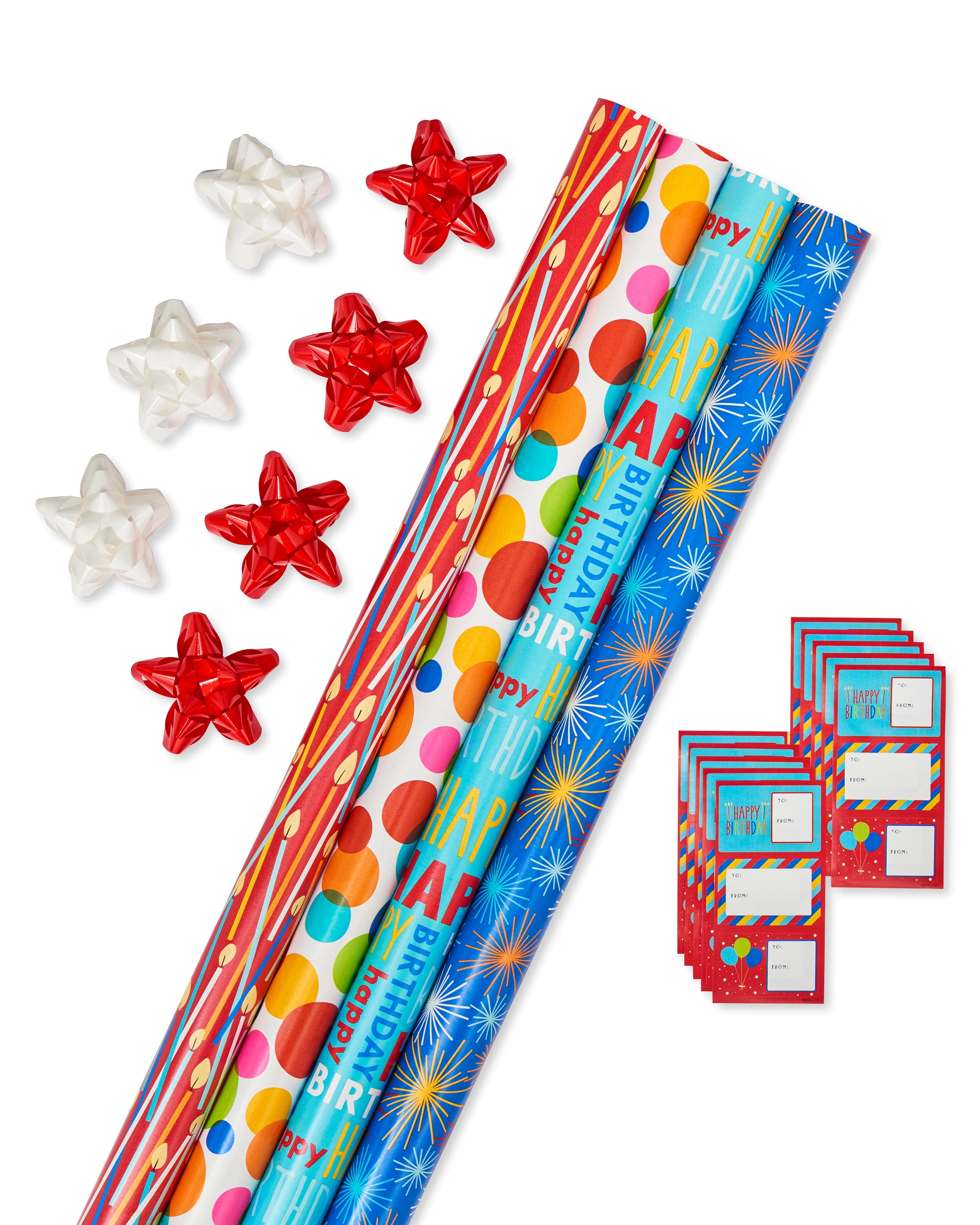 american-greetings-birthday-wrapping-paper-kit-with-gridlines-bows-and