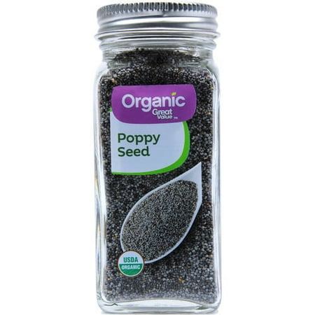 (2 Pack) Great Value Organic Poppy Seed, 2.4 oz