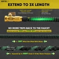 thumbnail image 4 of MANGOBOB Expandable Garden Hose, Water Hose, 10 Spray Nozzles, Leak-Proof Design, Flexible-Green, 150ft, 4 of 17