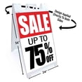 thumbnail image 2 of 75 Off Special (24" X 36") Standard A-Frame Signicade, Includes Decal Applied To Stand, 2 of 4