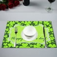 thumbnail image 1 of BSDHOME Joyeux Jour de la Saint-Patrick Napperons pour Table à Manger 12x18 Pouces, 1 of 4
