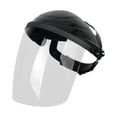 thumbnail image 1 of Engranaje de protección del casco de soldadura, visible, resistente al calor, protector de la máscara de soldadura montada en la cabeza para cortar Top negro transparente, 1 of 8