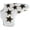White, variant on Star Pattern Golf Blade Cover Putter Head Cover with Magnetic Closure for Golf Putter Head Club