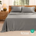 thumbnail image 3 of Bare Home TENCEL™ Sheet Set - Lyocell derived from Eucalyptus - Full, Light Gray, 3 of 9