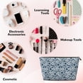 thumbnail image 3 of Picia Sunflowers Printed Leather Travel Toiletry Bag,Cosmetic Organizer, Makeup Travel Bag, Durable Travel Pouch, Compact Toiletry Bag, Travel Accessories, 3 of 6