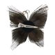 thumbnail image 5 of Pinza para el cabello con plumas de pavo real, ideal para bodas, damas de honor o como tocado de baile estilo años 20., 5 of 6