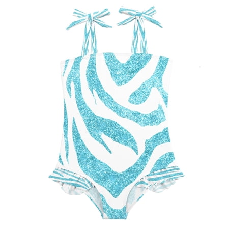 DIXRUYEE Swimsuit One Piece swimwear Zebra Pattern of Pattern