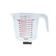 thumbnail image 4 of Juego de 3 tazas medidoras Advancent cocina plástico transparente, 4 of 6