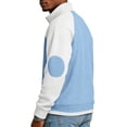 thumbnail image 3 of Jalioing Sweatshirts for Men Casual Color Block Half Zip Stand Collar Texture Pullover Shirt Fashion Long Sleeve Tops, 3 of 6