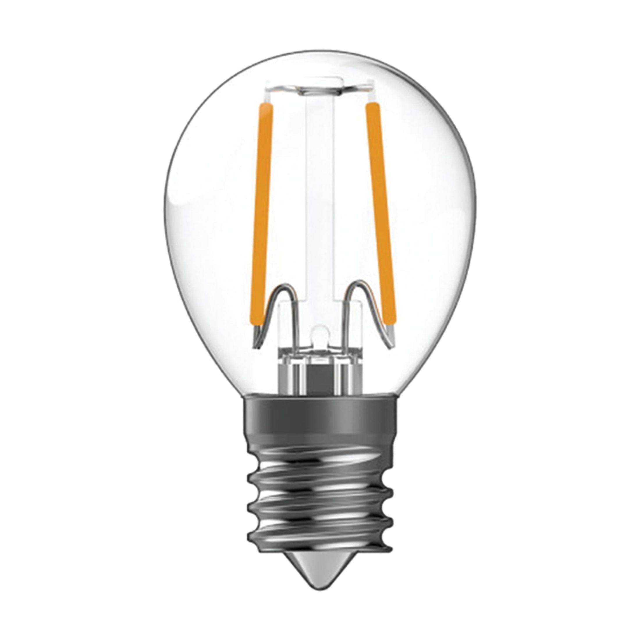 (2 pack) GE Appliance LED Light Bulb, 25 Watt, Soft White, S11 Bulb, E17 Base