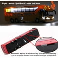 thumbnail image 3 of AMERTEER Boc Car Toy Easy to Operate Pull Back Drive Alloy Long-distance Bus Model for Boy, 3 of 10