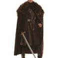 thumbnail image 1 of Faux Leather Print Costume Cape Male One Size, 1 of 1