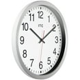 thumbnail image 4 of Infinity Instruments Obsidian 14" Business Clock, Silver, 4 of 7