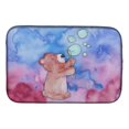 thumbnail image 1 of Carolines Treasures BB7347DDM Bear & Bubbles Watercolor Dish Drying Mat, 1 of 1